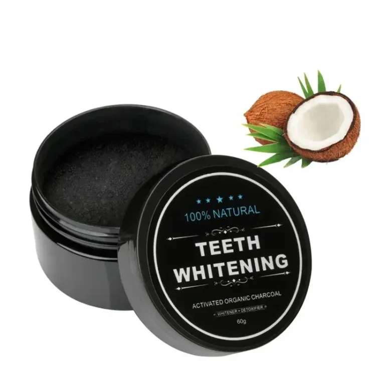 Poudre de Charbon Blanchissante des Dents: Sourire éclatant